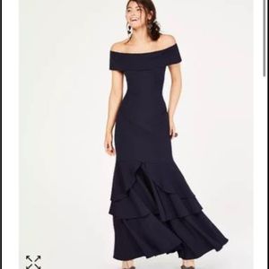 Vince Camuto Navy Gown NWT